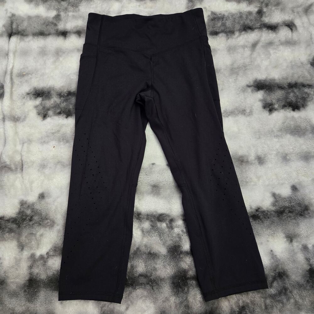 Champion Black Leggings Women's Medium 74/26 Poly Spandex Activewear Pants